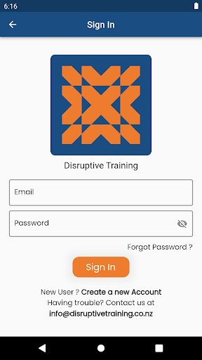 Disruptive Training Screen 3