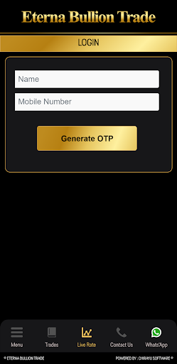 Eterna Bullion Trade Screen 3