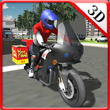 Fast Food Motorcycle Delivery icon
