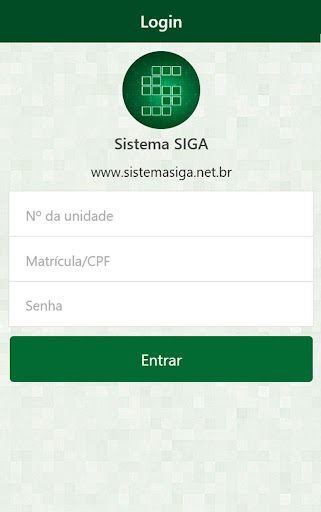 Android application Sistema SIGA - Alunos screenshort