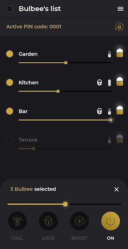Android application Bulbee Lamp screenshort
