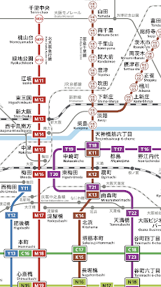 大阪地下鉄路線図のおすすめ画像3