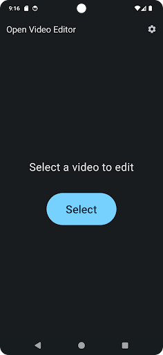 Android application Open Video Editor screenshort