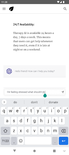 Therapy AI Screen 2