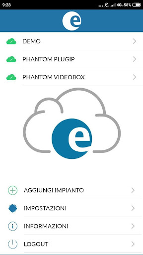 Android application Elmax Mobile screenshort