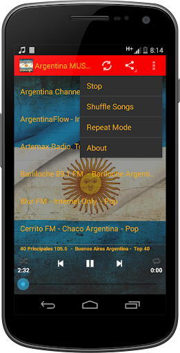 Argentina MUSIC Radio Screen 2