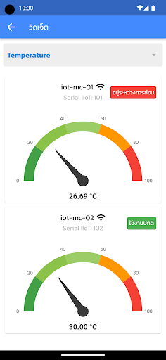 Android application Raise-IOT screenshort