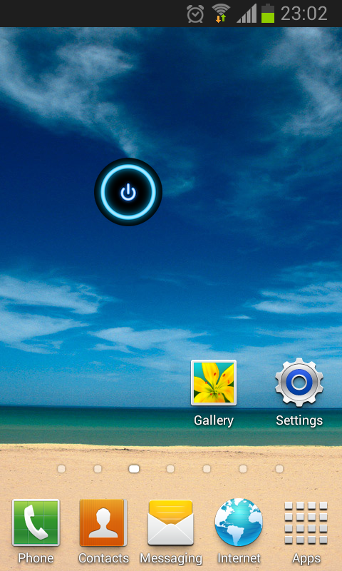 Android application FlashLight screenshort