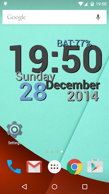 DIGI Clock Live Wallpaper - 3.2.1 - (Android)