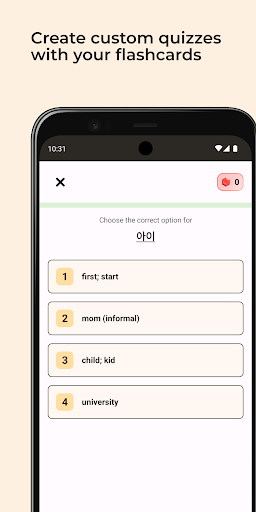 KoLearn - Learn Korean & Cards Screen 3