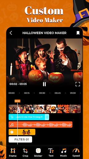 Halloween Video Editor & Maker Screen 3