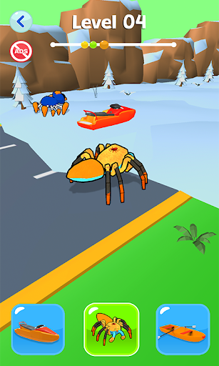 Insect Race - Shape Shifting Screen 2