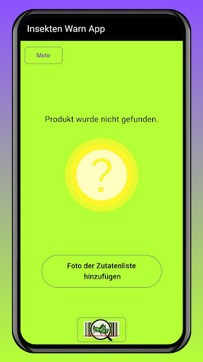Insekten Warn App Screen 3