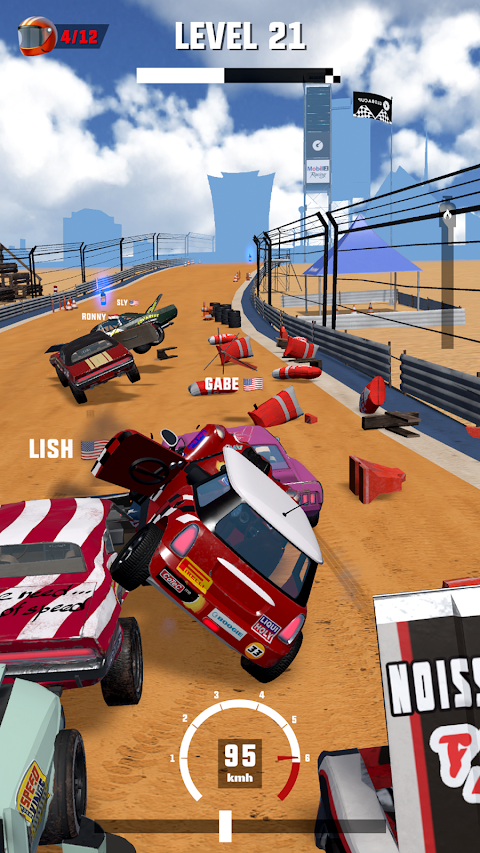 Mad Racing 3D - Crash the Carのおすすめ画像3