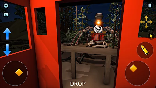 Horror Spider Train Scary Game