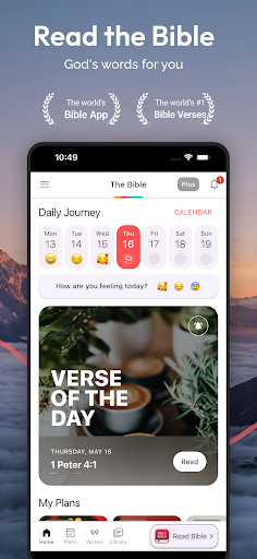 Android application Swahili Bible Habari Njema screenshort