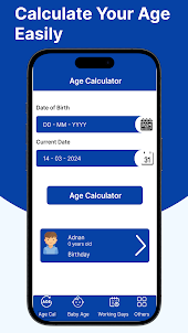 Age Calculator : Days Counter