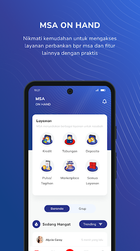 Android application MSA on Hand screenshort