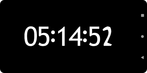 Android application Animated Digital Clock screenshort
