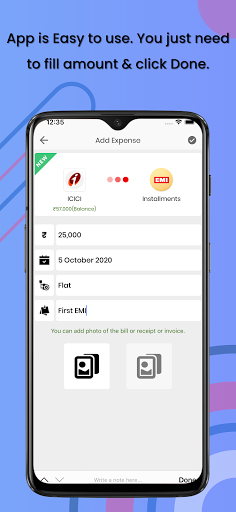 Pick n Store - Money Manager Screen 3