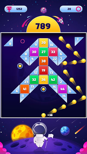 Android application Bricks Breaker Balls Quest 3D screenshort