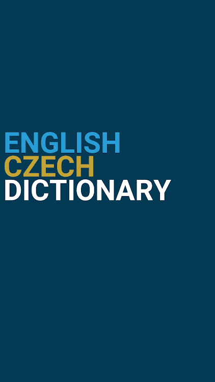 English : Czech Dictionary - 3.0.2 - (Android)