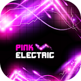 Pink Electric Theme Keyboard icon