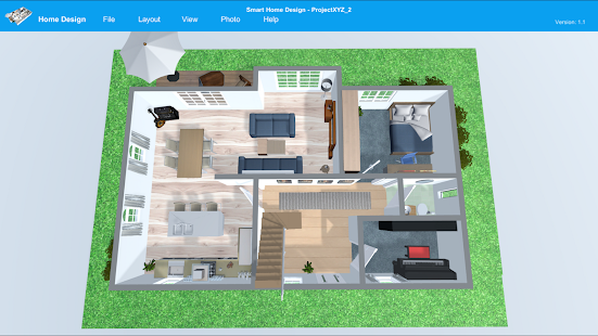 Smart Home Design | Floor Plan Screenshot