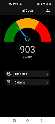 Android application airCoda screenshort