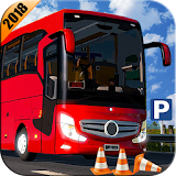 Real Coach Bus Simulator Drive City Bus Parking icon