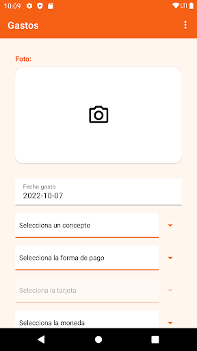 Spiga+ Gastos Screen 3