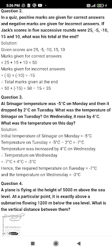 Class 7 Math NCERT Solution Screen 3