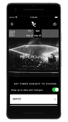 The Warehouse Project Screen 2