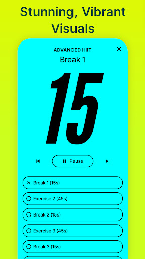 Intensity Workout Tabata Timer Screen 3
