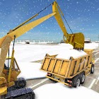 Snow Excavator Gigantic Crane 3D: Snow Plow Game 1.6