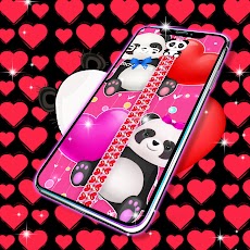 Cute panda zipperのおすすめ画像3