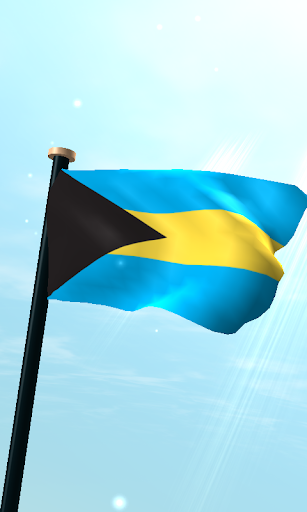 Android application Bahamas Flag 3D Live Wallpaper screenshort