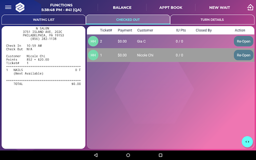 Zota CheckOut (Stand Alone) - Screen 2