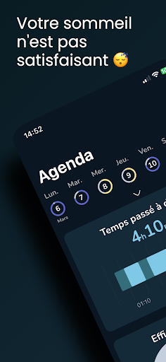 Android application Somnologs: Agenda du sommeil screenshort