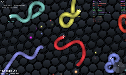 Slither.io MOD APK 1.6.2 (Unlimited Life, God Mode, Vip Unlocked) 3