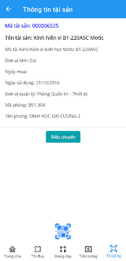TVU: Quản lý tài sản Screen 3