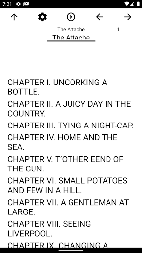 Android application Book, The Attache screenshort