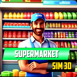 የአዶ ምስል Supermarket Sim 3D