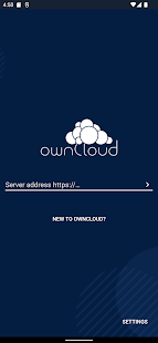 ownCloud Schermata