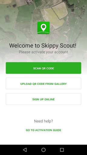 Android application Skippy Scout screenshort