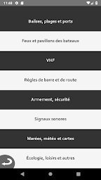 Examen Permis Bateau Côtier - Screenshot Image