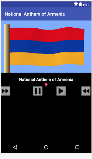 Android application Anthem of Armenia screenshort