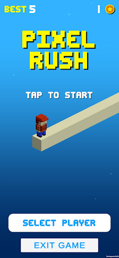 Android application Pixel Rush screenshort