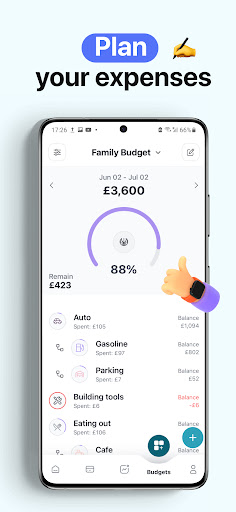 Money Flow. Budget Tracker. Screen 3