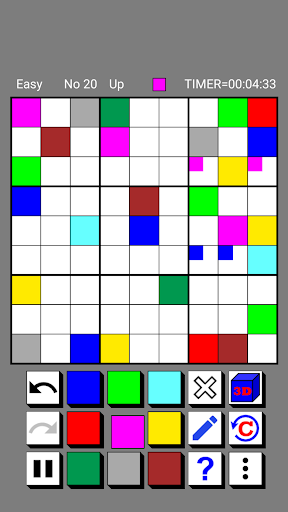3D Color Place：3D Sudoku Screenshot